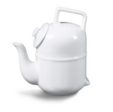 Tilting Teapot White Porcelain Ronnefeldt