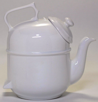 Tilting Teapot White Porcelain Ronnefeldt