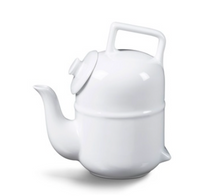 Tilting Teapot White Porcelain Ronnefeldt