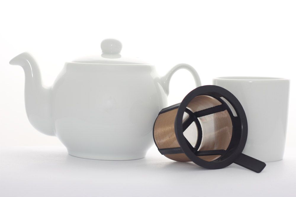 Tea Strainer and Cup